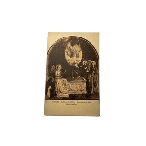 Vintage Postcard Firenze Florence Italy The Resurrection of Jesus Christ u
